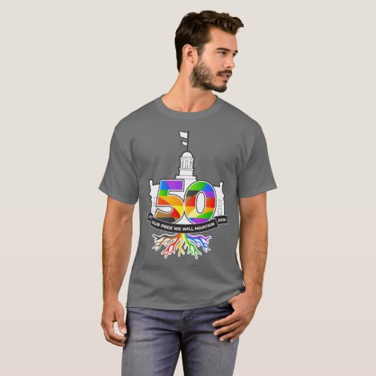 Iowa City Pride T-shirt (Voorkant volledig)