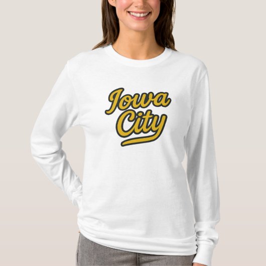 Iowa City Script | retro T-shirt (Voorkant)