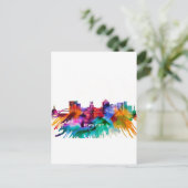 Iowa City Skyline Feestdagenkaart (Staand voorkant)