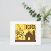 Iowa Corn Boerderij Briefkaart (Staand voorkant)