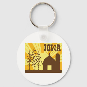 Iowa Corn Boerderij Sleutelhanger
