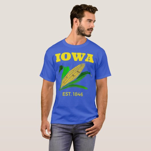 Iowa Corn Farming Premium T-shirt (Voorkant volledig)