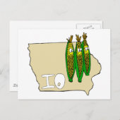 Iowa Corn Fields Briefkaart (Voorkant / Achterkant)