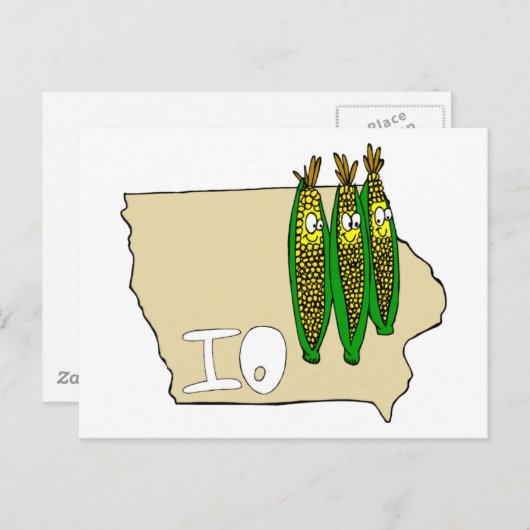 Iowa Corn Fields Briefkaart (Voorkant / Achterkant)