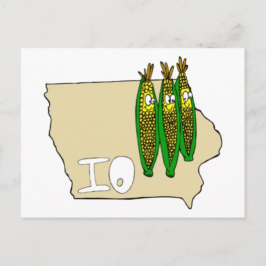 Iowa Corn Fields Briefkaart (Voorkant)