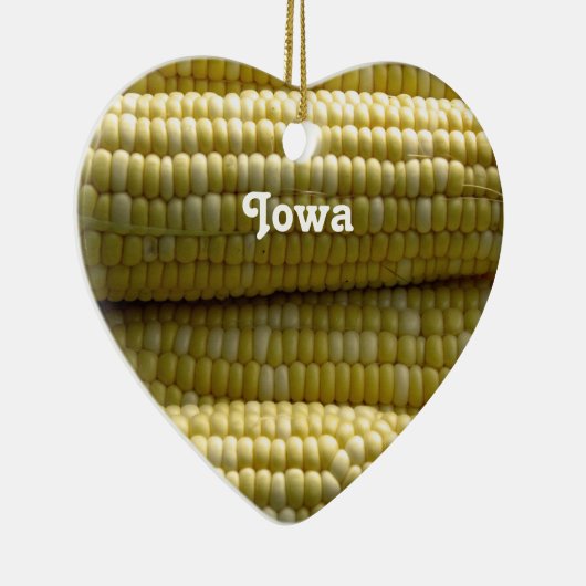 Iowa Corn op de krab Keramisch Ornament (Rechts)