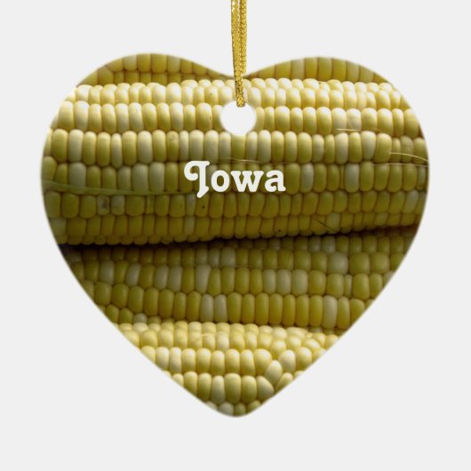 Iowa Corn op de krab Keramisch Ornament (Voorkant)