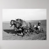 Iowa Corn Planter, jaren '40 Poster (Voorkant)