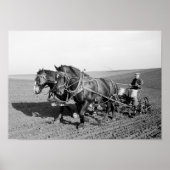 Iowa Corn Planter, jaren '40 Poster (Voorkant)