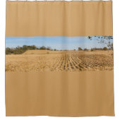 Iowa Cornfield Panorama Foto Douchegordijn (Voorkant)