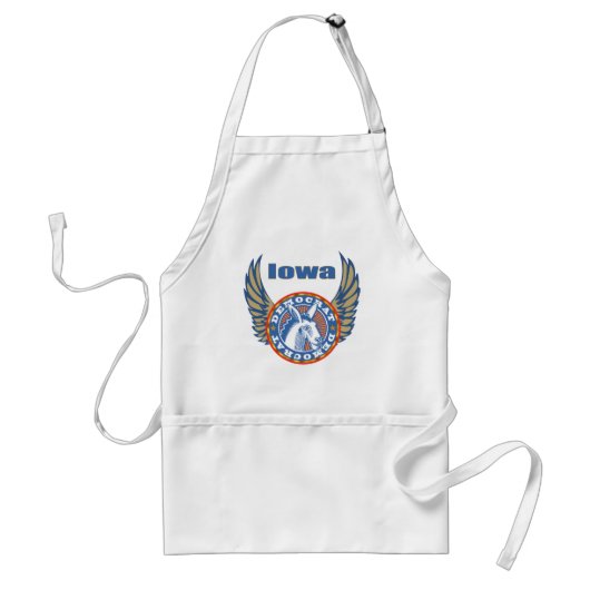 Iowa Democraat Apron Standaard Schort (Voorkant)