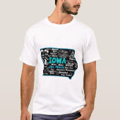 Iowa Des Moines Cedar Rapids, Sioux City, Mason T-shirt (Voorkant)