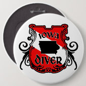 Iowa Diver Ronde Button 6,0 Cm (Voorkant /achterkant)