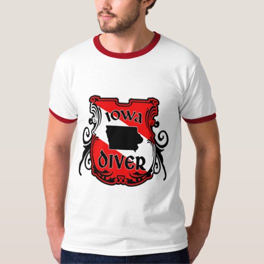 Iowa Diver T-shirt (Voorkant)