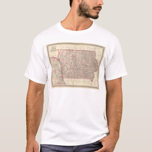 Iowa en Nebraska T-shirt (Voorkant)