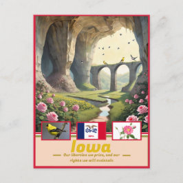 Iowa Essence: Surreal State Wonder Briefkaart