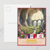 Iowa Essence: Surreal State Wonder Briefkaart (Voorkant / Achterkant)