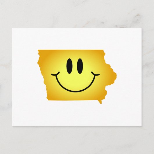 Iowa Face Briefkaart (Voorkant)