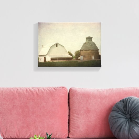 Iowa Farming Canvas Afdruk (Insitu (Woonkamer))