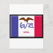 Iowa Flag Briefkaart (Voorkant)