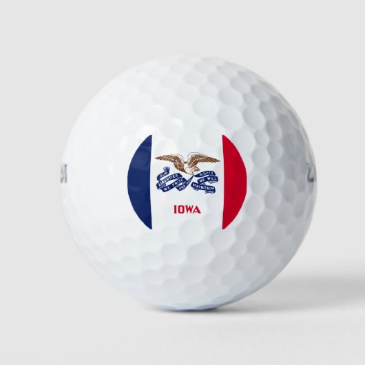 IOWA FLAG GOLFBALLEN (Voorkant)