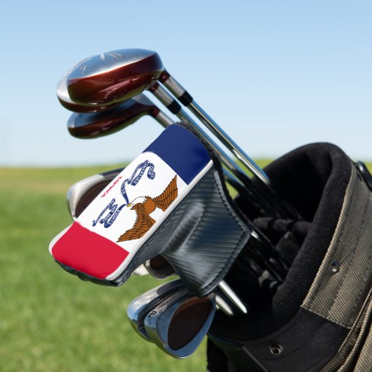 Iowa Flag Golfheadcover (Insitu)