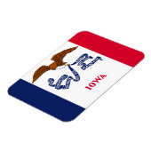 Iowa Flag Magneet (Linkerzijde)