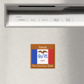 Iowa Flag Magnet (Insitu (Vaatwasser))