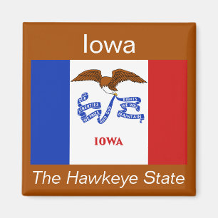 Iowa Flag Magnet