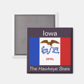 Iowa Flag Magnet (Voorkant / Achterkant)
