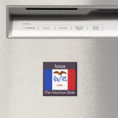 Iowa Flag Magnet (Insitu (Vaatwasser))