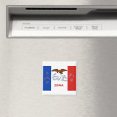 Iowa Flag Magnet (Insitu (Vaatwasser))