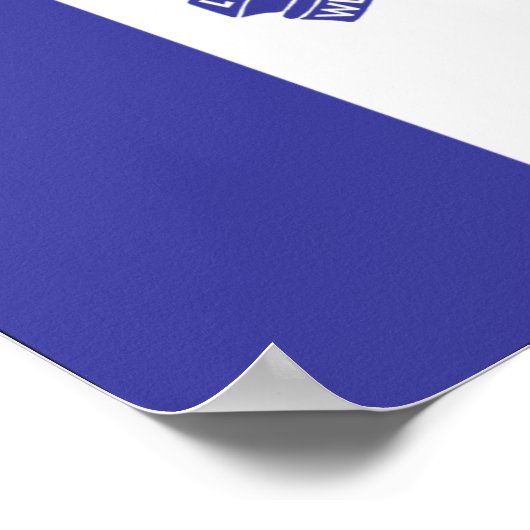 Iowa Flag Poster (Hoek)