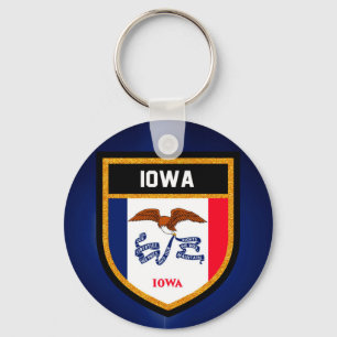 Iowa Flag Sleutelhanger