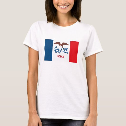 Iowa Flag T-shirt (Voorkant)