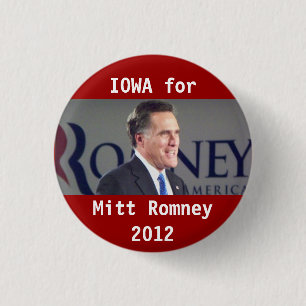 Iowa for Mitt Romney 2012 Foto politieke Button