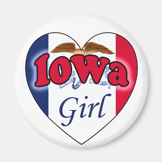Iowa Girl Magneet (Voorkant)