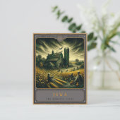 Iowa | Gotische kunst Briefkaart (Staand voorkant)