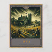 Iowa | Gotische kunst Briefkaart (Voorkant)