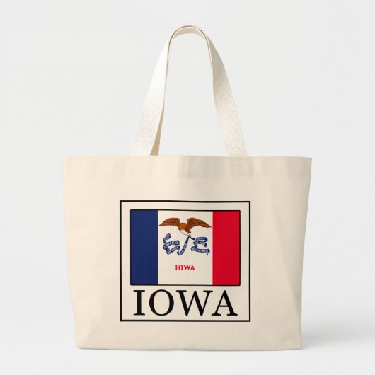 Iowa Grote Tote Bag (Voorkant)