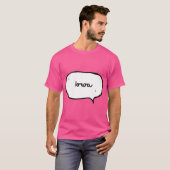 Iowa Handwrite Handdrawn Speech Bubble Oversized T-shirt (Voorkant volledig)