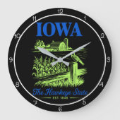 Iowa Hawkeye State Farm Time Grote Klok (Voorkant)
