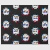 IOWA HAWKEYE STATE FLAG CADEAUPAPIER (Vlak)