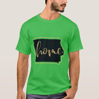 Iowa Hawkeye sticker T-shirt