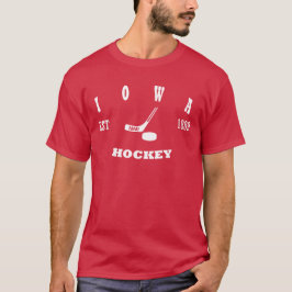 Iowa Hockey Retro Logo T-shirt
