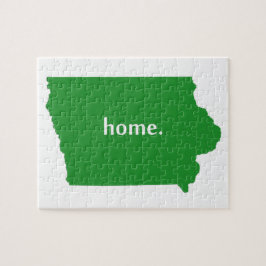 Iowa Home green Legpuzzel