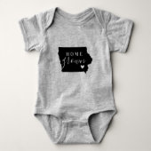 Iowa Home Grown State T-shirt (Voorkant)