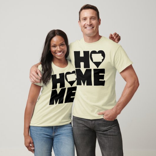 Iowa Home Heart State Tees T-Shirt (Unisex)