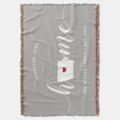 Iowa Home State Persoonlijk Deken (Voorkant Verticaal)