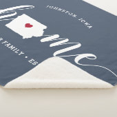 Iowa Home State Persoonlijk Sherpa Deken (3/4)